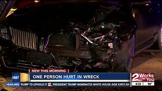 One person sent to hospital after two car accident