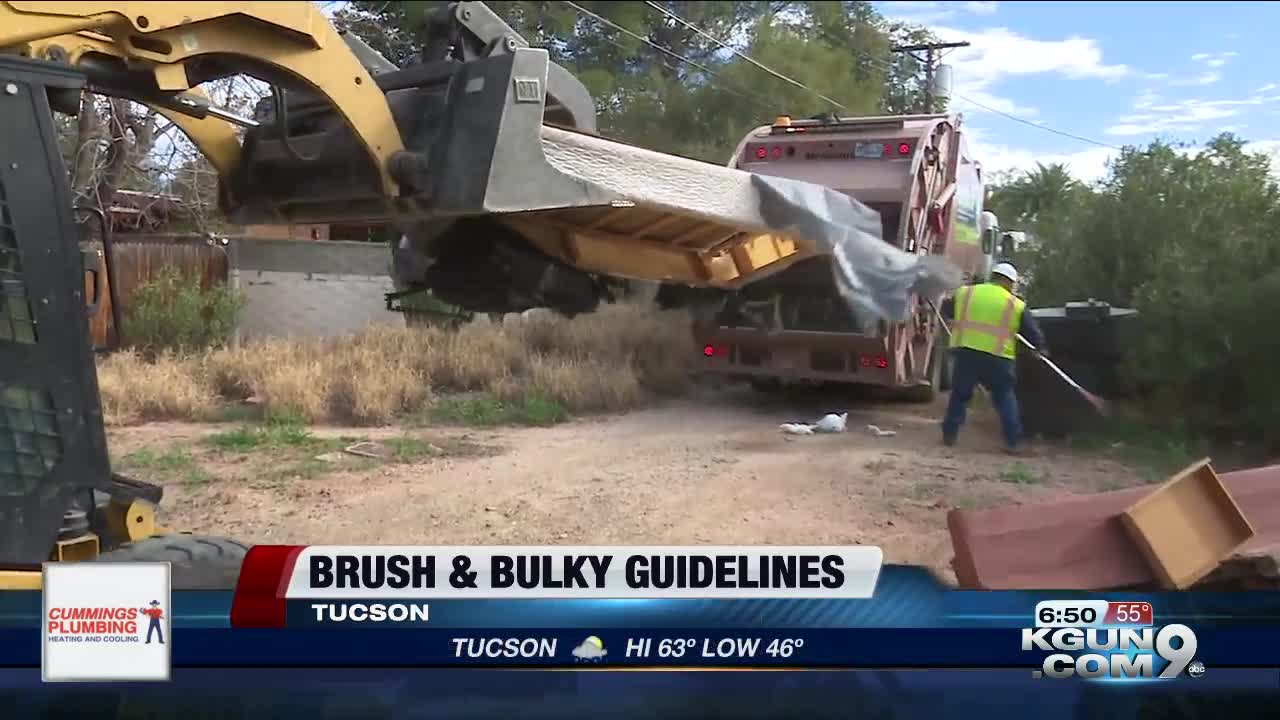 Keeping Tucson clean, how to help make Brush & Bulky crew's jobs easier