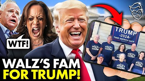 The Entire Family Of Kamala's Vice President Just ENDORSED TRUMP | Greatest Troll Of 2024 Election🤣