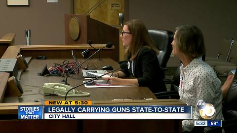 Council to weigh concealed carry permit bill