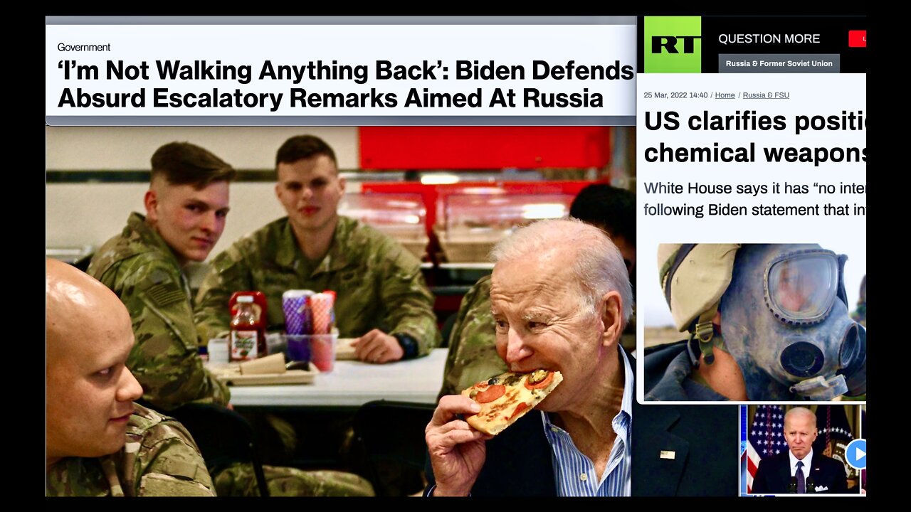 Biden Tells World USA Will Use Biological Weapons Lugar BioLab Biden Orders USA Troops Into Ukraine