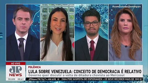 “Conceito de democracia é relativo”, diz Lula sobre a Venezuela; Amanda Klein e Kobayashi analisam