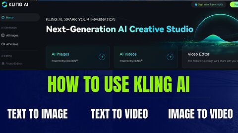 How to use kling Ai || text to image || text to video || image to video || Tutorial ||