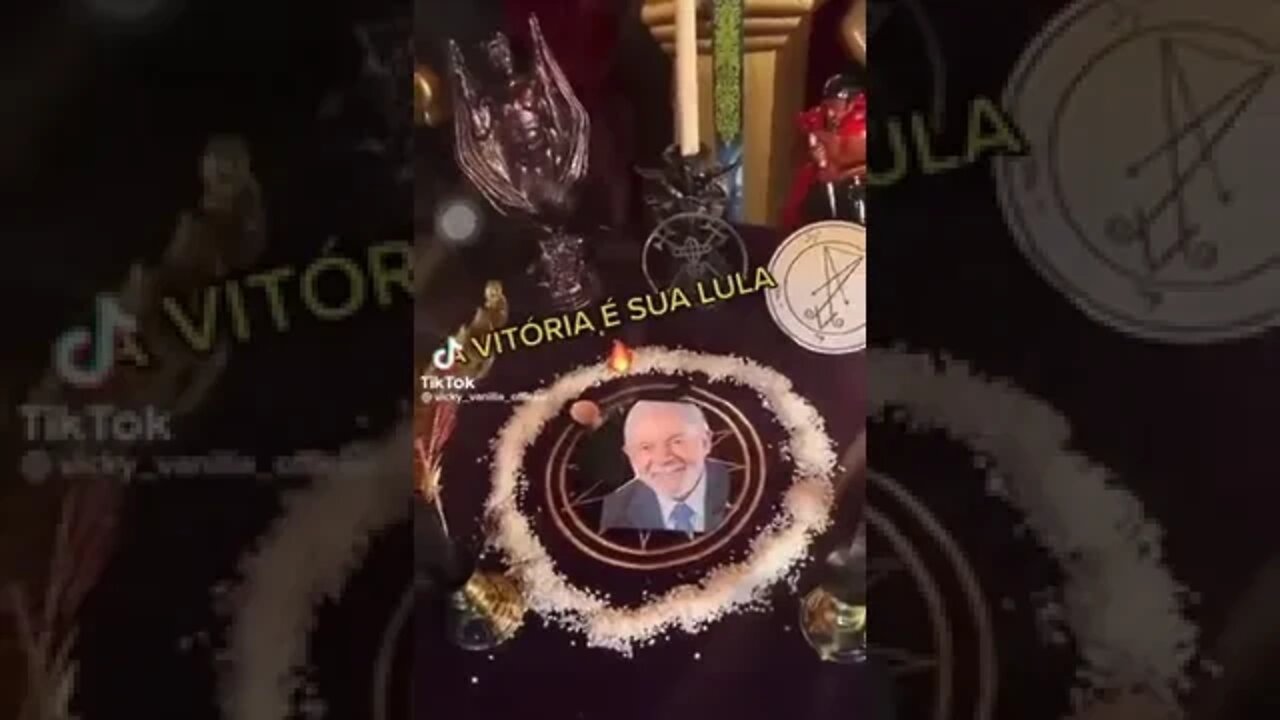 Satanista faz ritual para LULA ganhar