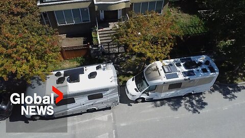 RVs parked outside multi-million dollar BC home "for years" draws ire of neighbour