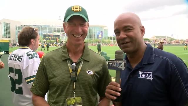 Wayne Larrivee live at Packers training camp