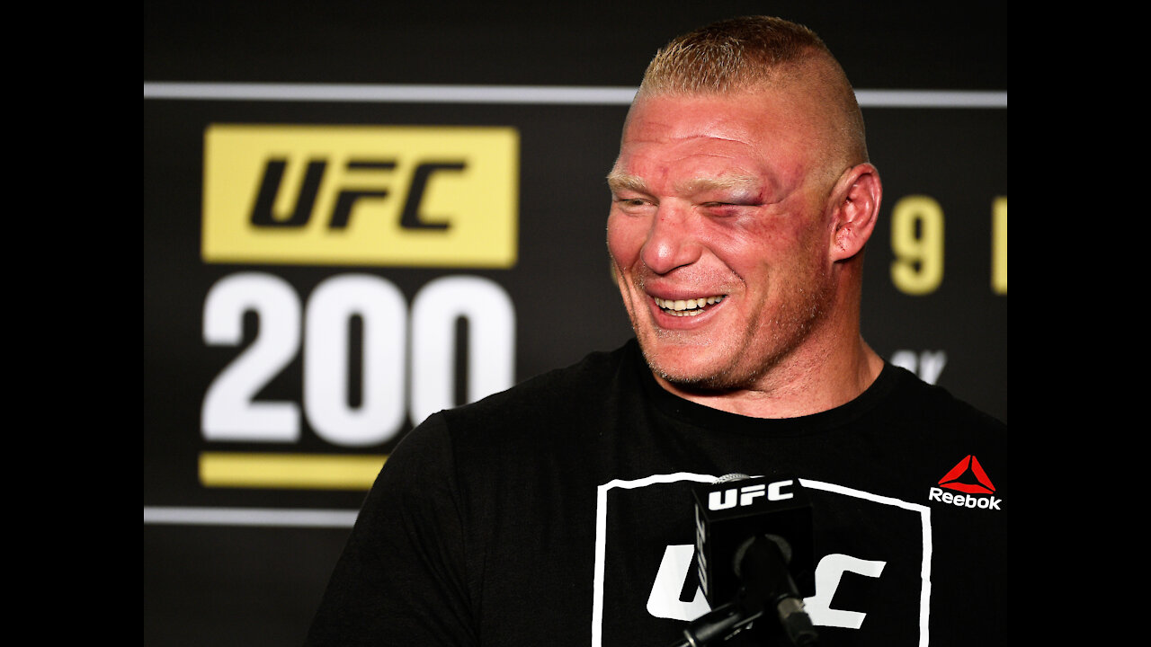 Brock lesnar Highlights knocking MMA UFC