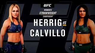 EA Sports UFC 3 Gameplay Cynthia Calvillo vs Felice Herrig