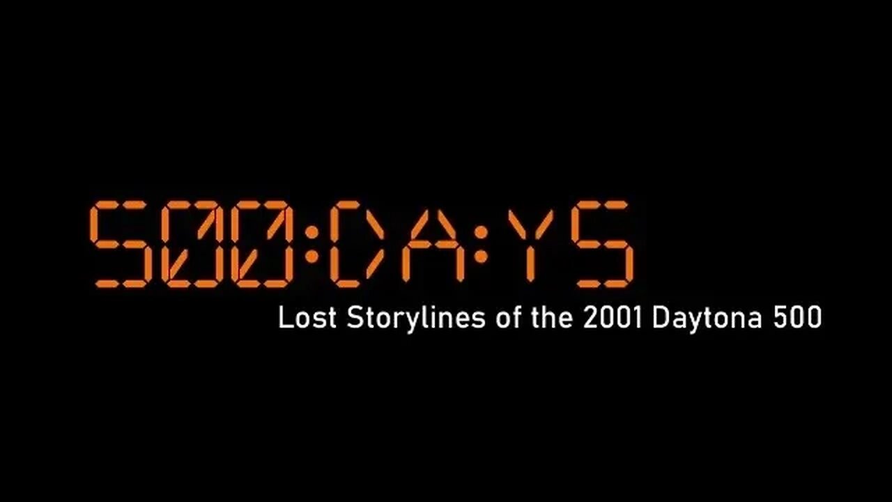 RELEASE DATE ANNOUNCEMENT: "500 Days: Lost Storylines of the 2001 Daytona 500"
