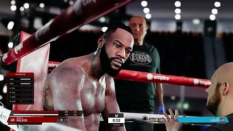 Undisputed Boxing Online Ranked Gameplay Deontay Wilder vs Joe Louis 2 (Chasing Platinum 2)