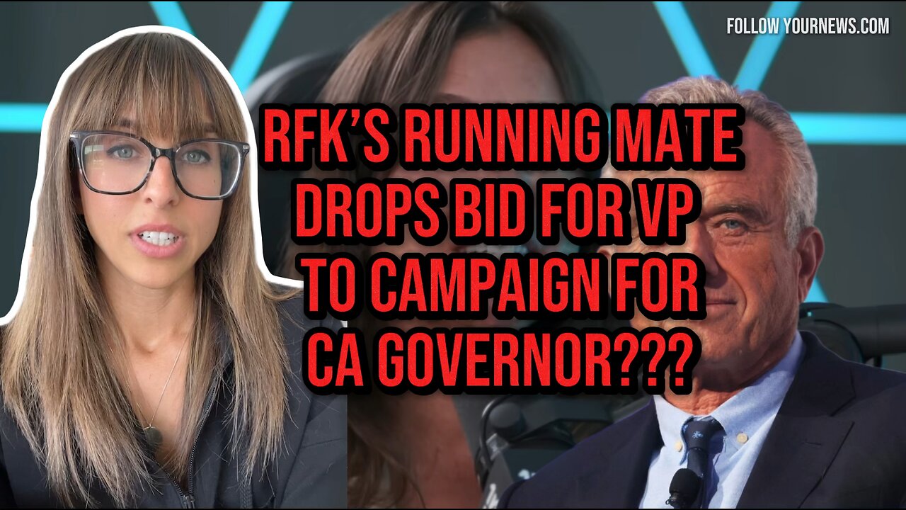 RFKs running mate now campaigning for CA governor?