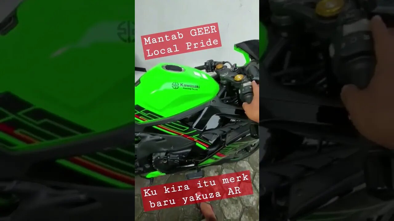 zx25RR dengan MantabGer Muffler | local Pride