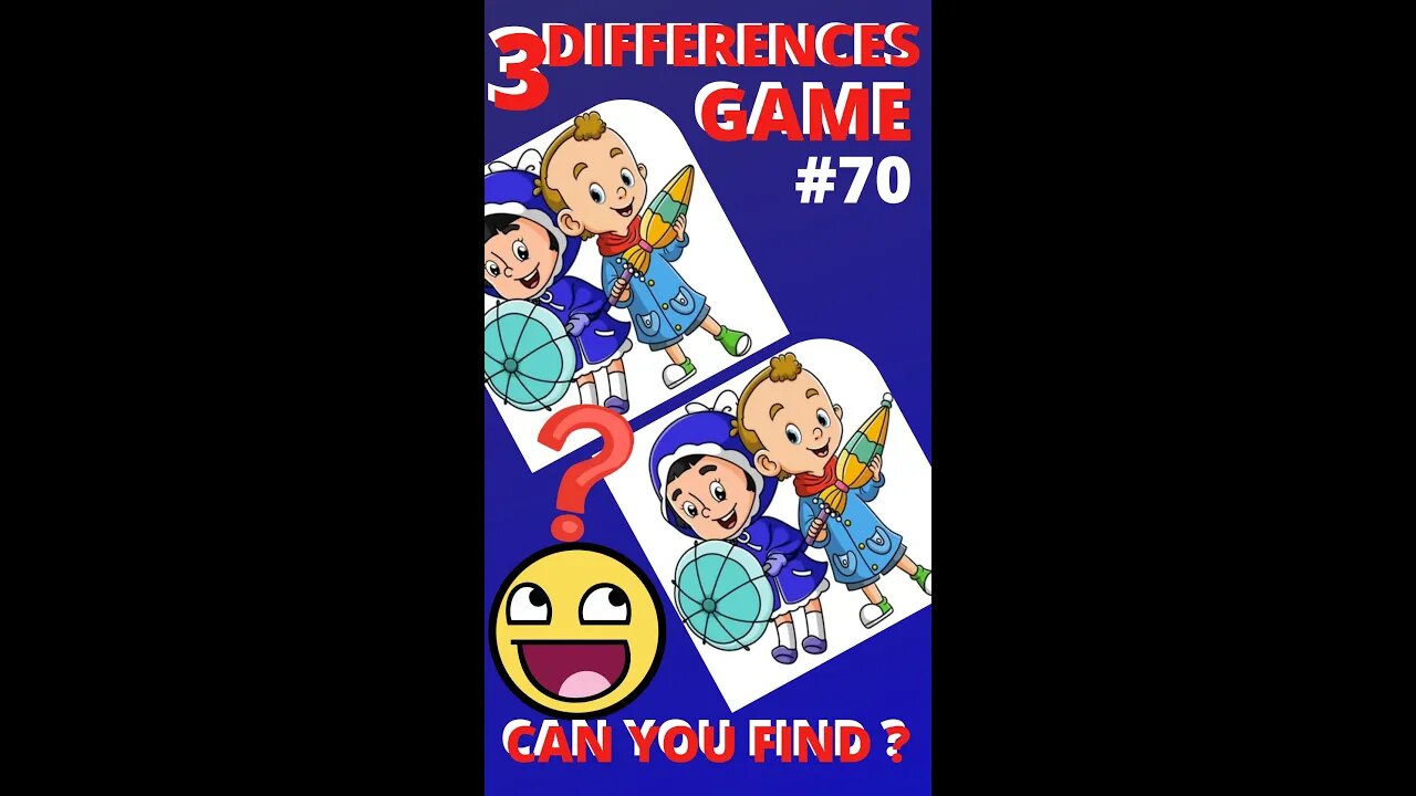 3 DIFFERENCES GAME | #70