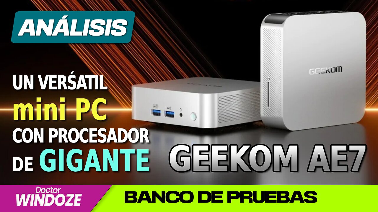 Nuevo mini PC GEEKOM AE7: todo el poder de AMD en la palma de tu mano