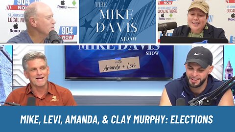 Clay Murphy is with Mike Davis, Levi Moore, & Amanda "This Evening."