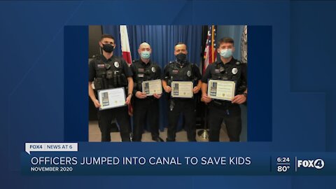 Four Cape Coral Officer Honored