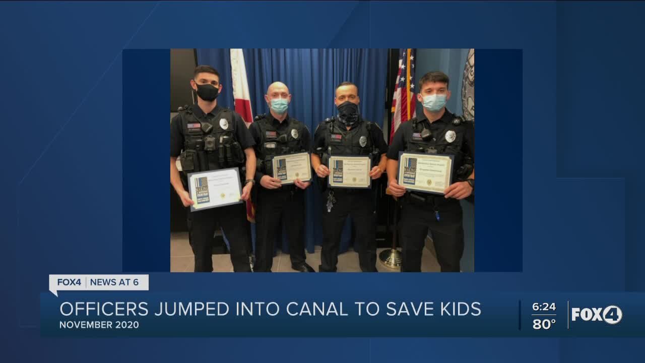 Four Cape Coral Officer Honored