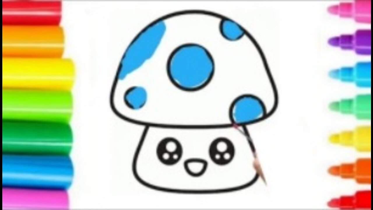 Drawing a MUSHROOM for Picture