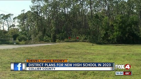 Plans for new Collier high school unveiled