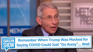 Remember When Trump Was Mocked for Saying COVID Could Just “Go Away”... Well