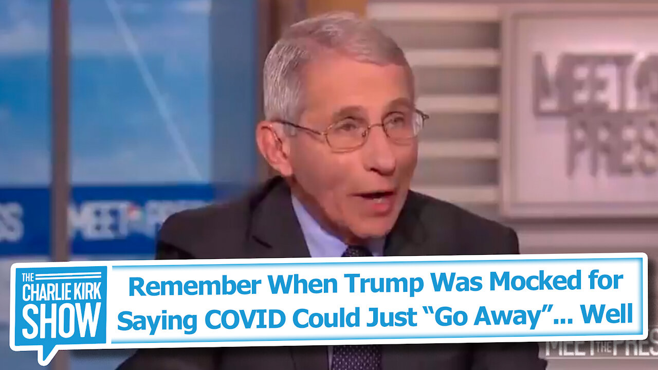 Remember When Trump Was Mocked for Saying COVID Could Just “Go Away”... Well