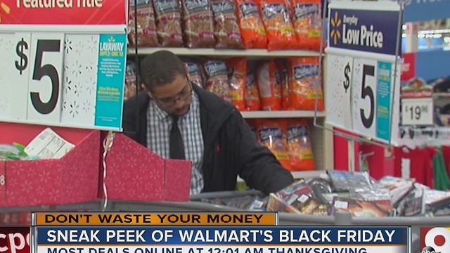 Sneak peek of Wal-Mart's Black Friday