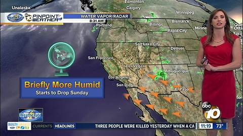10News Pinpoint Weather with Meteorologist Megan Parry