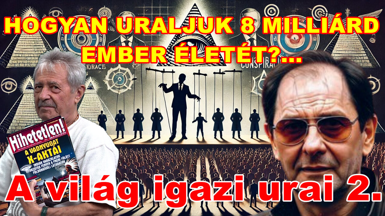 HOGYAN URALJUK 8 MILLIÁRD EMBER ÉLETÉT?... -A világ igazi urai 2.