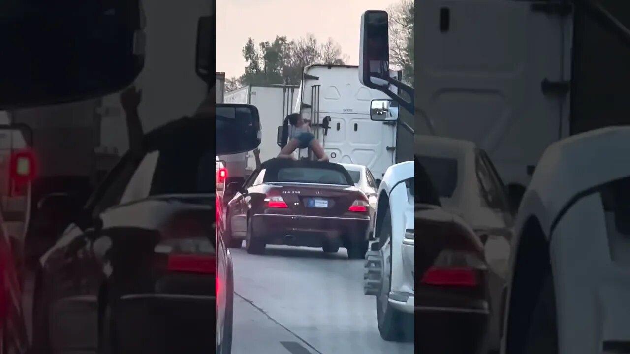 ATLANTA WILD IN TRAFFIC #shorts