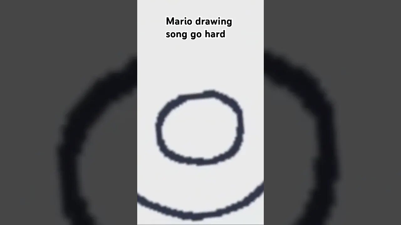 The Mario drawing song goes hard ‼️