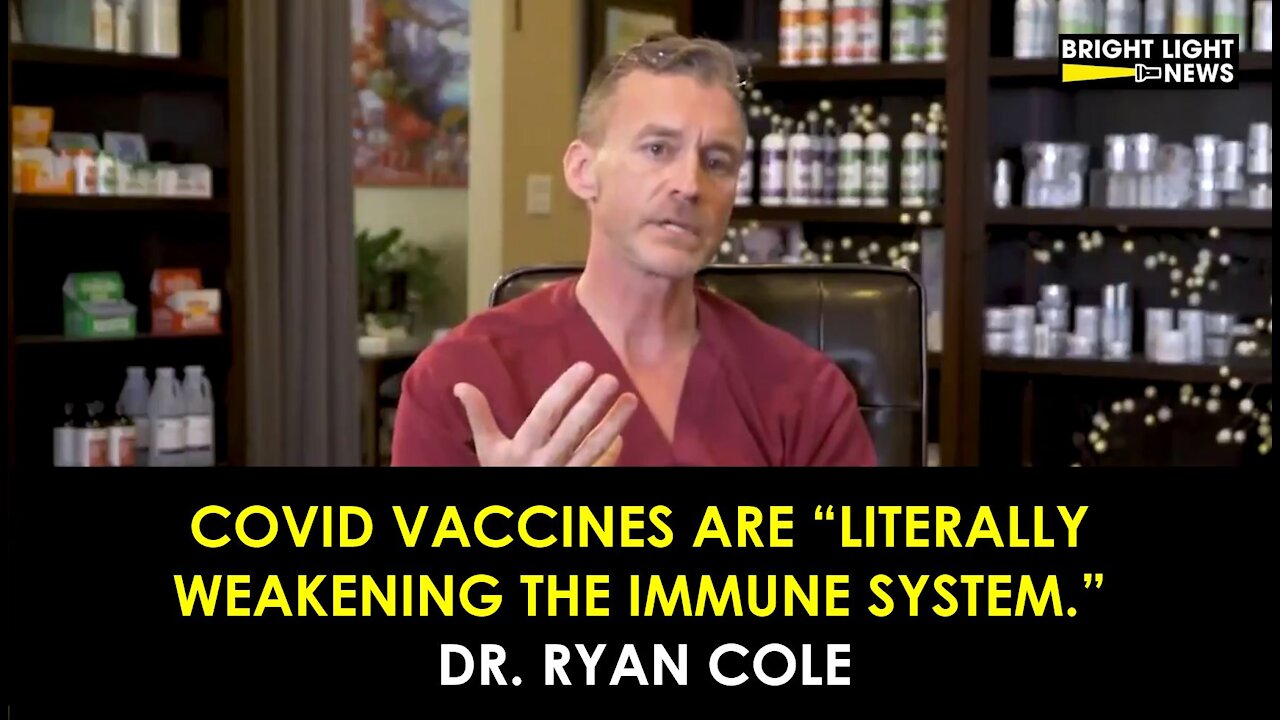 COVID VACCINES ARE "LITERALLY WEAKENING THE IMMUNE SYSTEM"