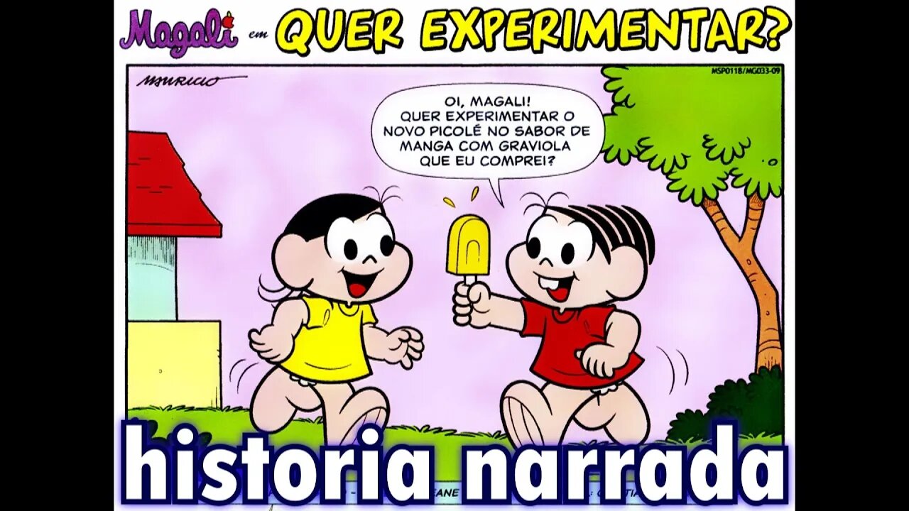 Magali em-Quer experimentar? | Gibis do Rapha