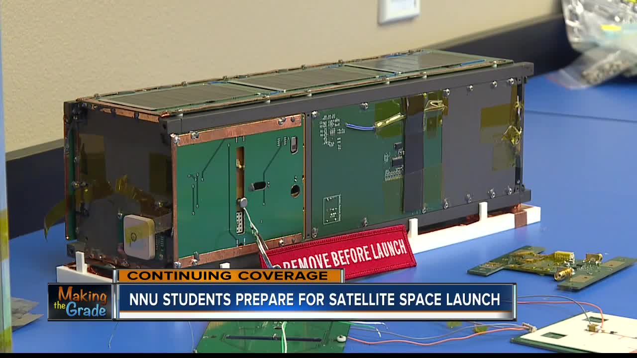 NNU students prepare for satellite's launch into space