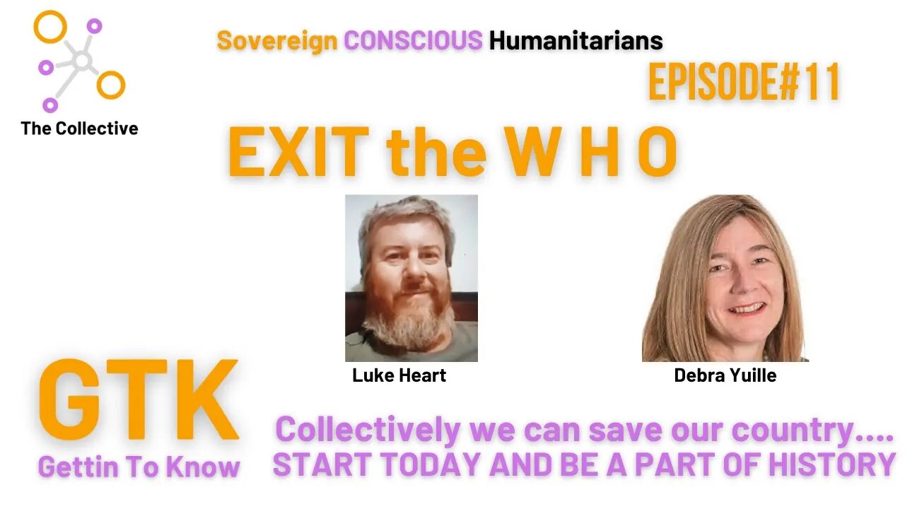 11. Did You Know (DYK) - EXIT the W H O with Luke Heart & Debra Yuille