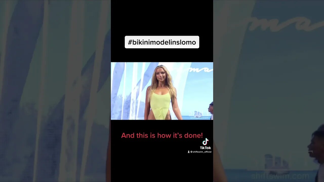 Allison Kay Bowles rocking Camila Swim and Aquablu bikini runway #shorts
