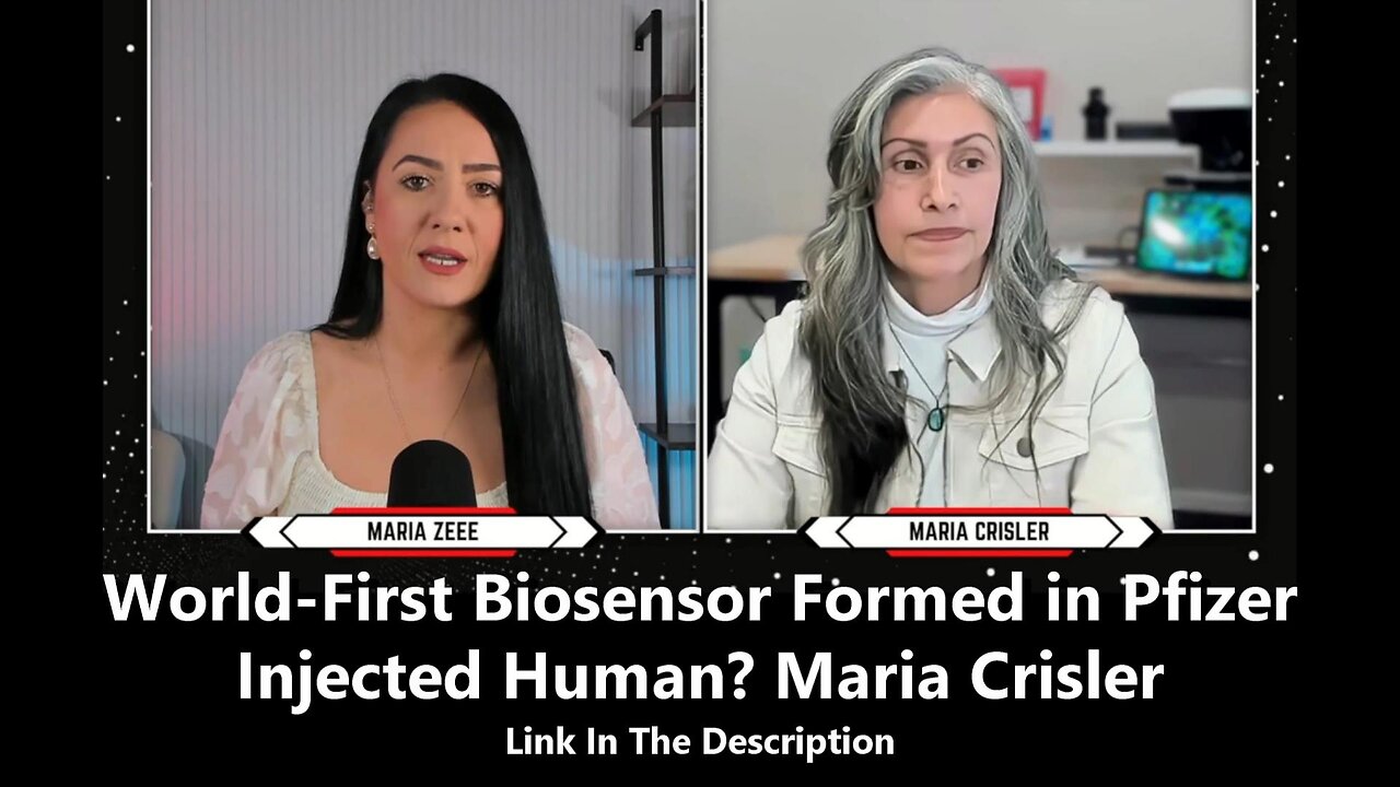 World-First Biosensor Formed in Pfizer-Injected Human? - Maria Crisler