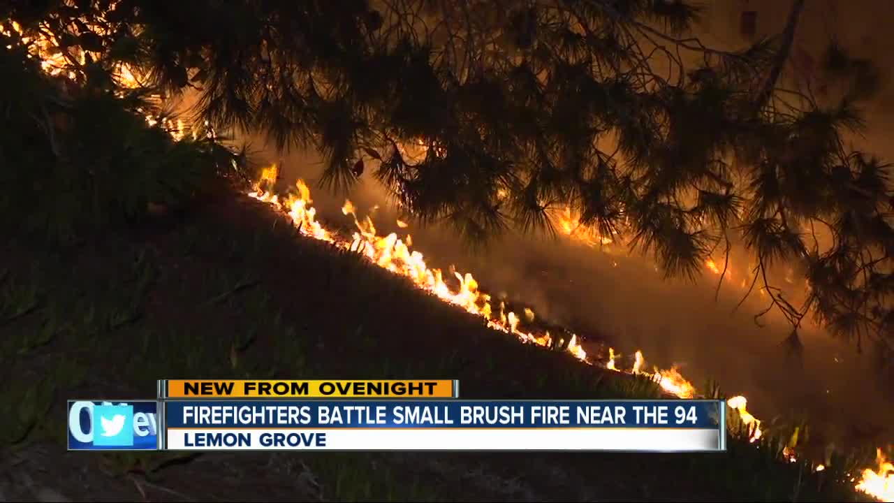 Firefighters make quick work of brush fire off SR-94