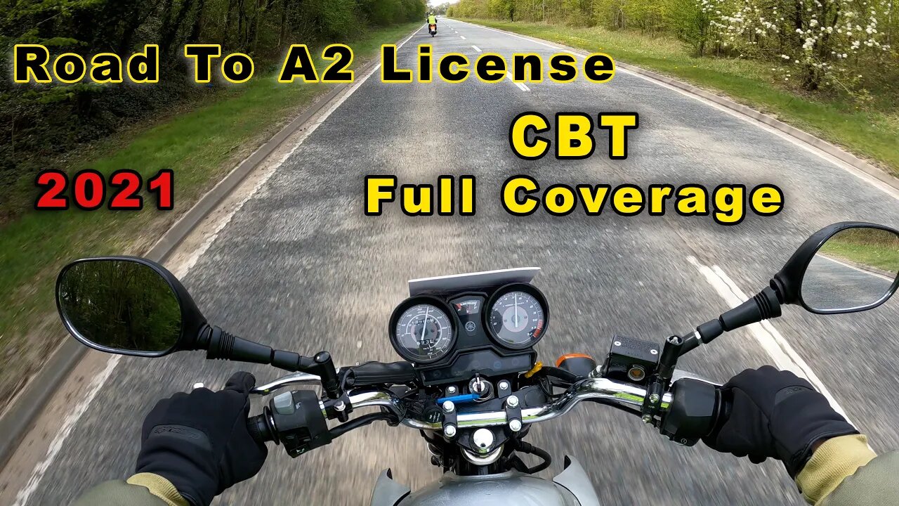 CBT Full Coverage 2021. Road To A2 Motorcycle Licence UK Is It Easy? Learner's First Step! 125 Bike