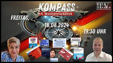 LIVE | KOMPASS - 4. Wochenrückblick mit Alexa und Stefan