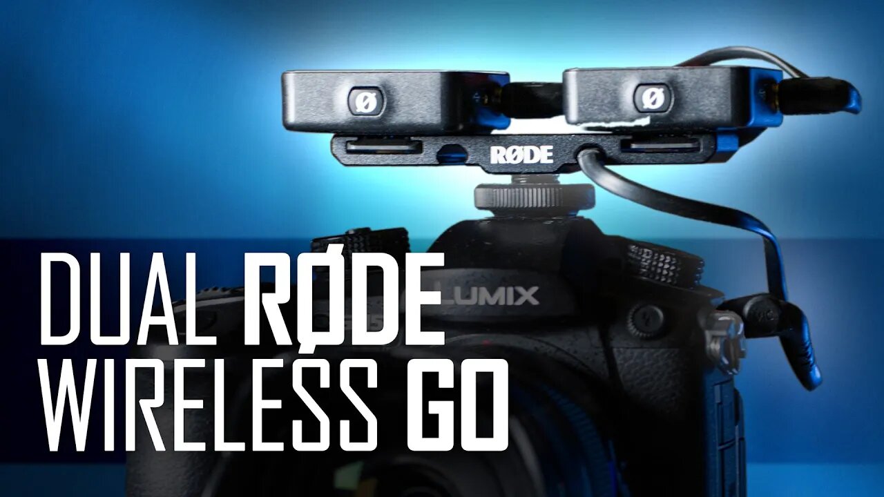 RODE Wireless GO Dual Mics with the DCS-1 and SC11