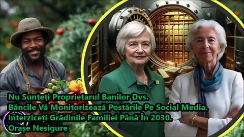 (dublat voce) Nu Sunteți Proprietarul Banilor Dvs. Băncile Monitorizează Postările Pe Social Media.