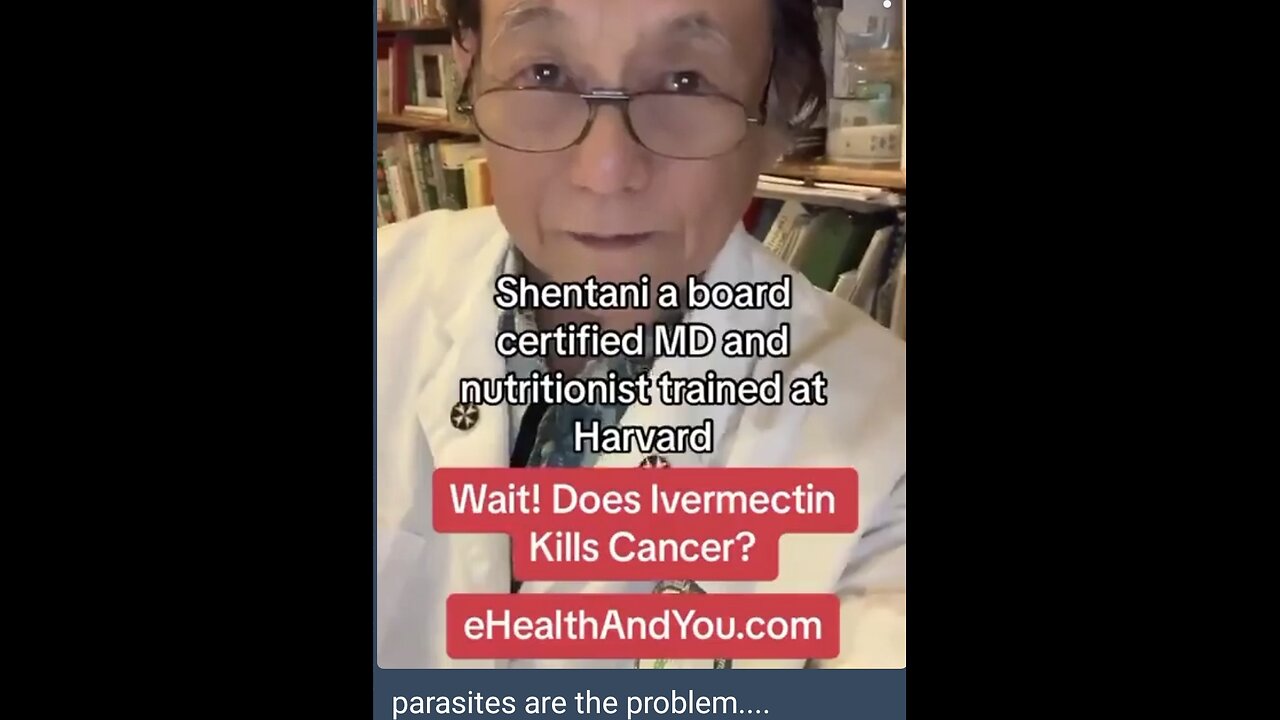 DOES IVERMECTIN KILLS CANCER? parasites are the problem....