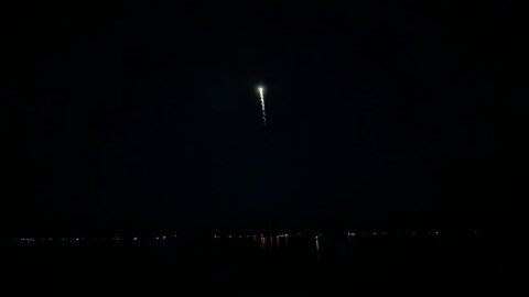 Fireworks on Bass Lake