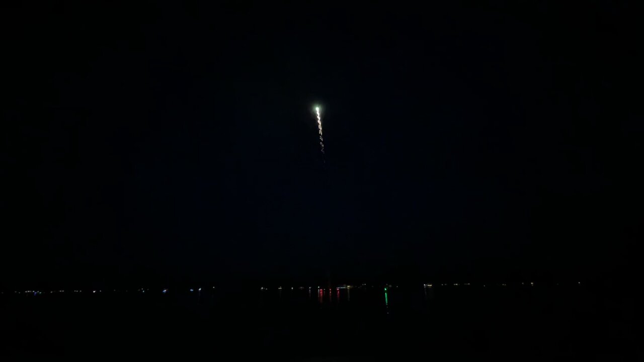 Fireworks on Bass Lake