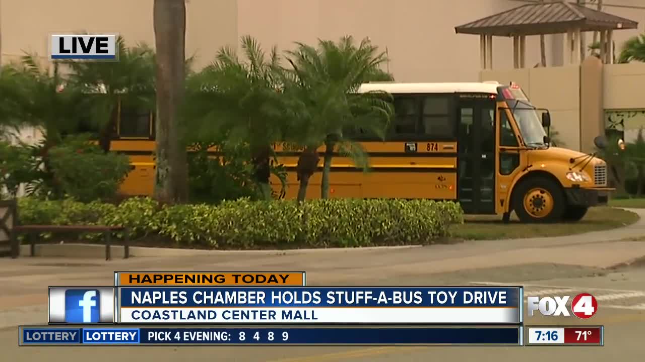 Naples Chamber of Commerce holds Stuff-A-Bus toy drive for kids in need - 7am live report