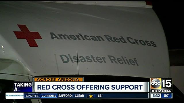 Red Cross offering support to wildfire victims