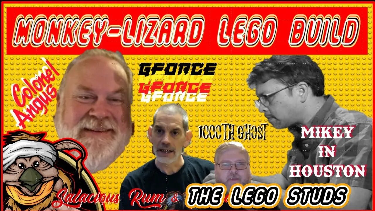 LEGO STAR WARS BUILD - LIVE : Salacious Rum and the LEGO STUDS!