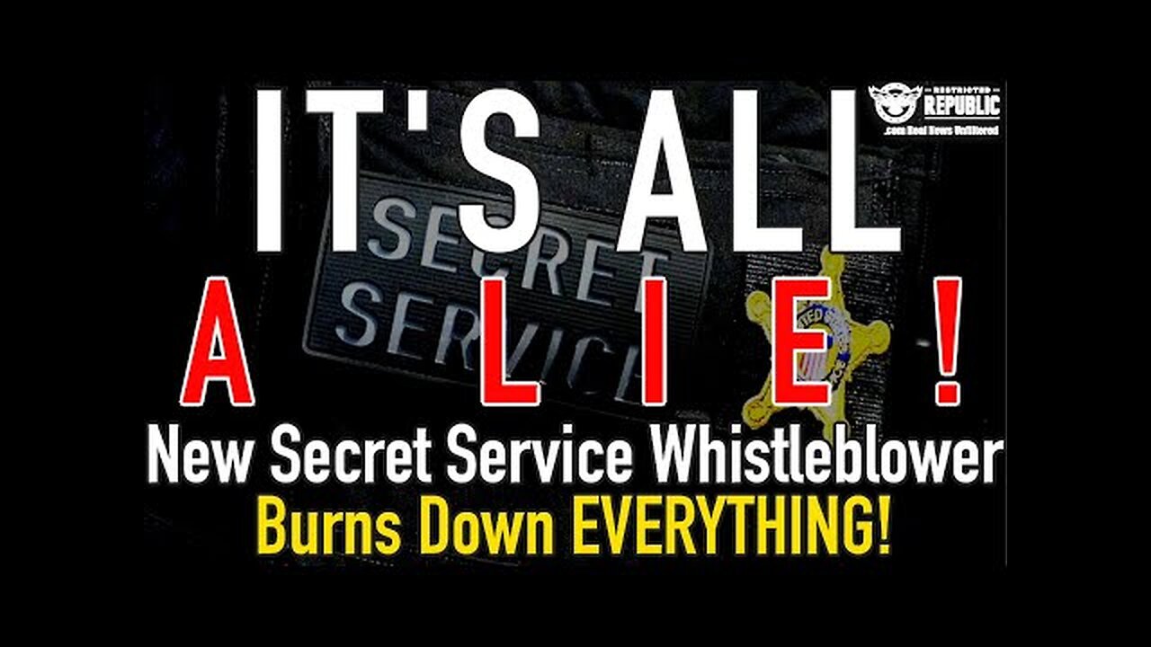 'It's ALL a LIE!' New Secret Service Whistleblower Burns Down EVERYTHING!