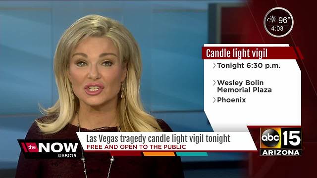 Memorial for Las Vegas victims in Phoenix tonight