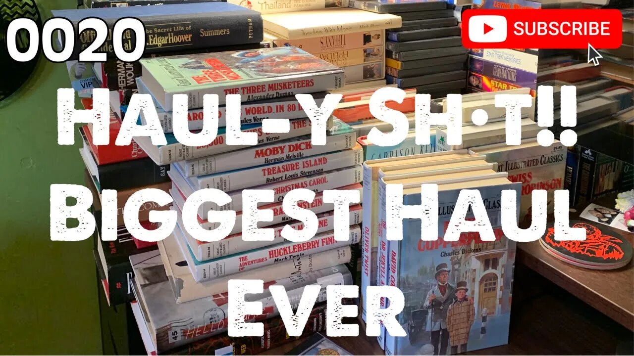 OH, HAULS YES [0020] BIGGEST HAUL EVER!! From CITY THRIFT - HAUL [#VHS #haul #VHShaul #VHShunting]